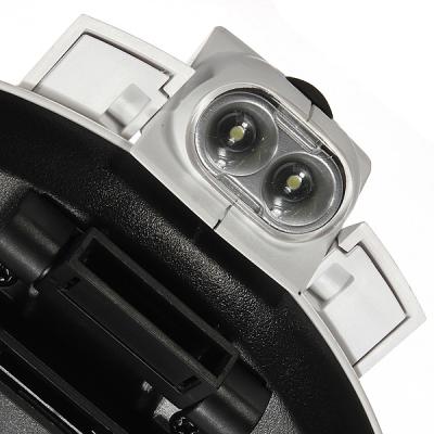 Pandelup med vipbar LED lys og 5 STK. udskiftelige linser